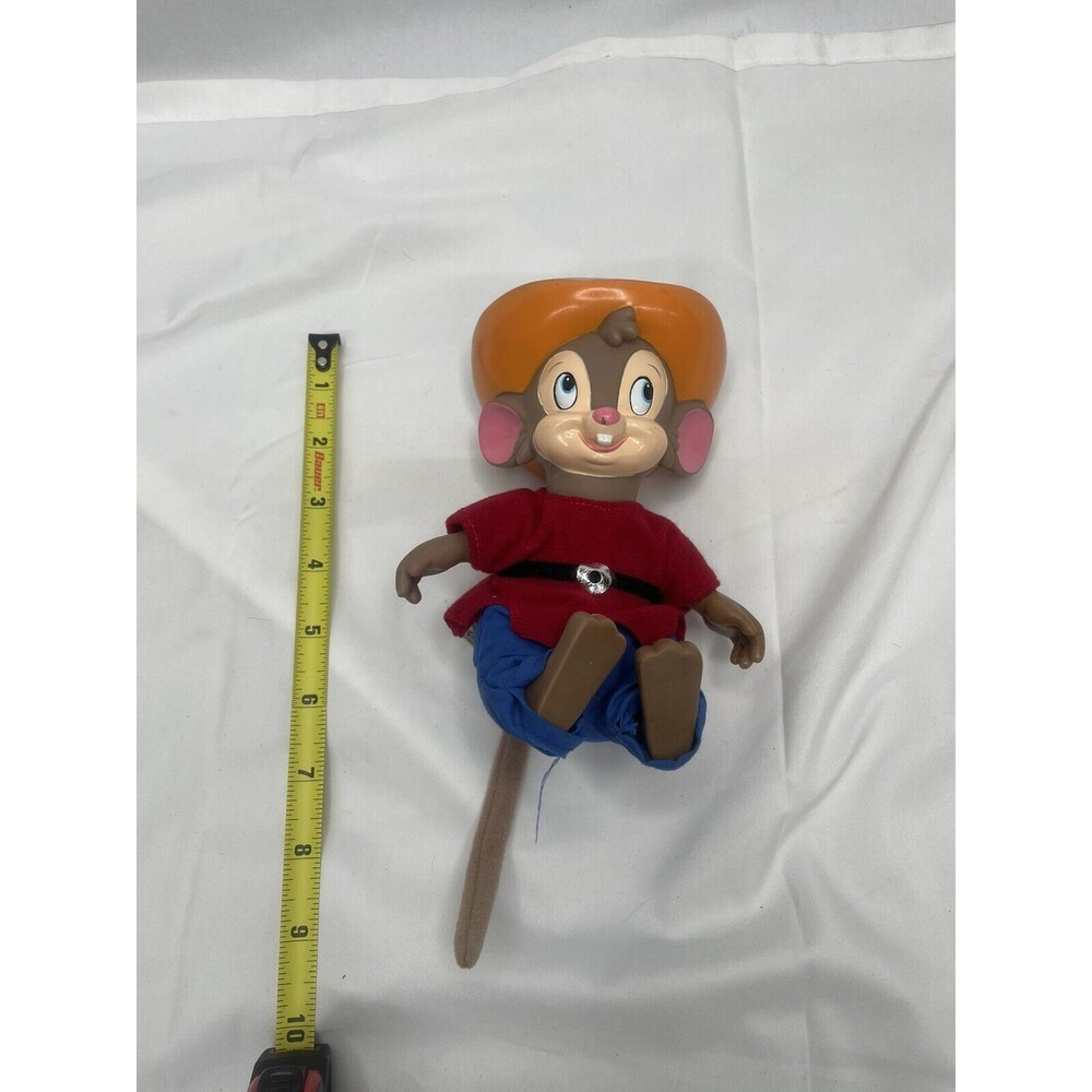 Vintage Mouse Plastic & Plush Fievel American Tail Goes West 1991 Applause
